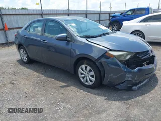 2016 Toyota Corolla L with VIN 5YFBURHE5GP480635, listed as a IAAI auction lot 42512453 with 122,481 mi miles and . Bid and sale history available at DreamBid. Image 1.