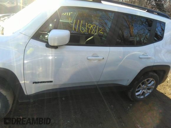 2018 Jeep Renegade Latitude with VIN ZACCJABB7JPG80778, listed as a IAAI auction lot 41619812 with 118,256 mi miles and . Bid and sale history available at DreamBid. Image 14.