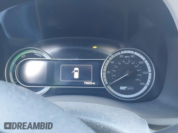 2018 Kia Niro Touring with VIN KNDCE3LC7J5179521, listed as a IAAI auction lot 41310921 with 75,620 mi miles. Bid and sale history available at carsss.com. Image 16.