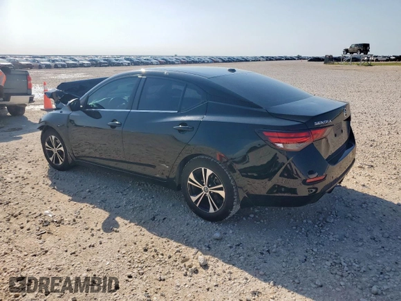 2021 Nissan Sentra SV with VIN 3N1AB8CV6MY329286, listed as a Copart auction lot 60121775 with Not provided miles and Salvage title. Bid and sale history available at DreamBid. Image 2.