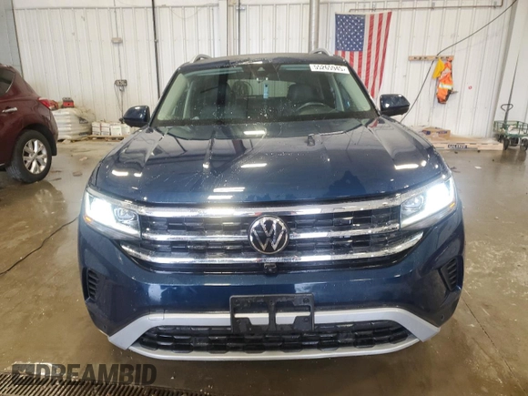 2021 Volkswagen Atlas SEL Premium with VIN 1V2TR2CA3MC509859, listed as a Copart auction lot 55265945 with 69,841 mi miles and Non repairable. Bid and sale history available at DreamBid. Image 5.