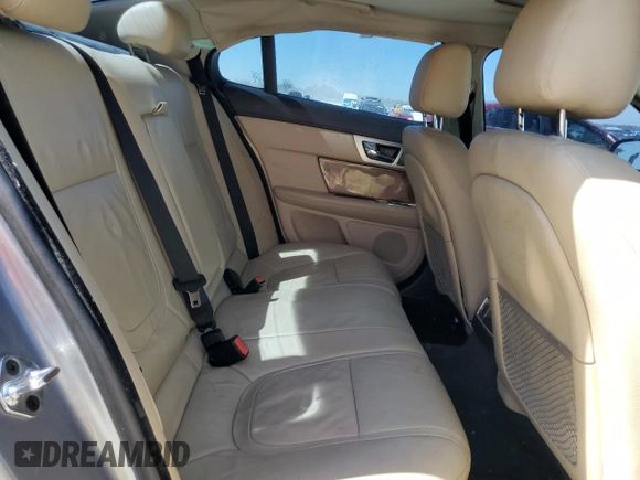 2015 Jaguar XF I4 T Premium with VIN SAJWA0FS8FPU65630, listed as a Copart auction lot 48046665 with Not Provided miles and Salvage Title. Bid and sale history available at carsss.com. Image 10.