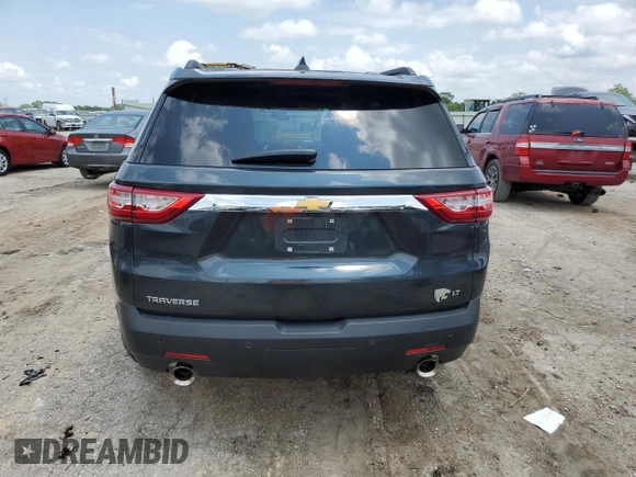 2019 Chevrolet Traverse LT Cloth with VIN 1GNERGKW5KJ194096, listed as a Copart auction lot 59904105 with 88,892 mi miles and Salvage title. Bid and sale history available at DreamBid. Image 6.