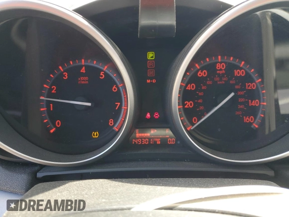2010 Mazda 3 S Sport with VIN JM1BL1H62A1282524, listed as a Copart auction lot 52634525 with 149,301 mi miles and Salvage Title. Bid and sale history available at DreamBid. Image 9.
