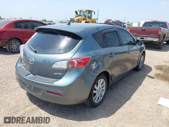 2012 Mazda 3 i Grand Touring with VIN JM1BL1M7XC1673504, listed as a IAAI auction lot 41935004 with 114,259 mi miles and . Bid and sale history available at DreamBid. Image 4.