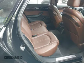 2018 Audi A8 L with VIN WAU44AFD8JN000478, listed as a IAAI auction lot 41726558 with 88,668 mi miles. Bid and sale history available at carsss.com. Image 8.