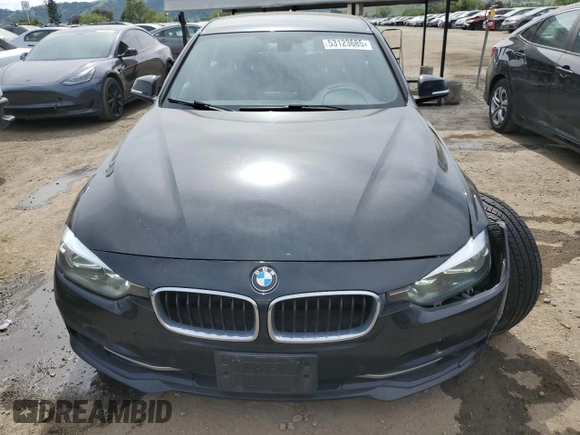 2016 BMW 3 Series 328i with VIN WBA8E9G53GNU29606, listed as a Copart auction lot 53123685 with 83,774 mi miles and Salvage Title. Bid and sale history available at carsss.com. Image 5.