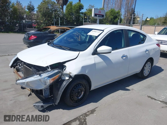 2018 Nissan Versa Sedan SV with VIN 3N1CN7AP8JL872775, listed as a IAAI auction lot 41881821 with 205,367 mi miles. Bid and sale history available at carsss.com. Image 2.