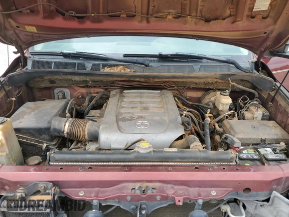 2008 Toyota Tundra z VIN 5TFCV54188X006940, wystawiony jako Copart lot #54601475 z przebiegiem 123 541 mil mil oraz Szkoda całkowita • Salvage title. Historia ofert i sprzedaży dostępna na DreamBid. Obrazek 11.