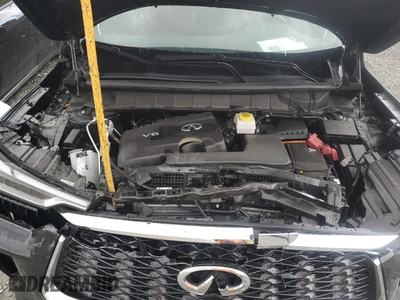 2024 Infiniti QX60 Autograph with VIN 5N1DL1HU3RC340451, listed as a Copart auction lot 62314735 with 18,010 mi miles and Salvage title. Bid and sale history available at DreamBid. Image 12.
