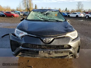 2018 Toyota RAV4 LE with VIN 2T3BFREV6JW742321, listed as a Copart auction lot 47231285 with 0 mi miles and Salvage Title. Bid and sale history available at carsss.com. Image 5.