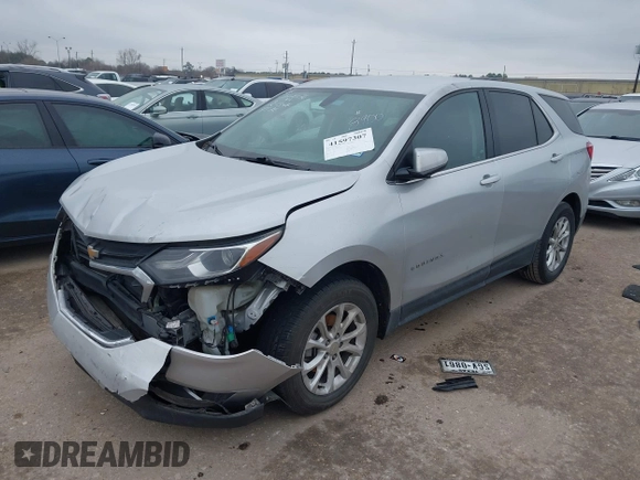 2019 Chevrolet Equinox LT with VIN 2GNAXKEV9K6208900, listed as a IAAI auction lot 41597307 with 159,364 mi miles. Bid and sale history available at carsss.com. Image 2.