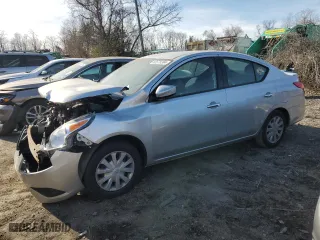 2016 Nissan Versa S with VIN 3N1CN7AP0GL897341, listed as a Copart auction lot 82575384 with 75,079 mi miles and Salvage Title. Bid and sale history available at carsss.com. Image 1.