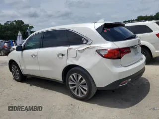 2014 Acura MDX Technology with VIN 5FRYD3H4XEB001468, listed as a Copart auction lot 63734735 with Not provided miles and Salvage title. Bid and sale history available at DreamBid. Image 2.