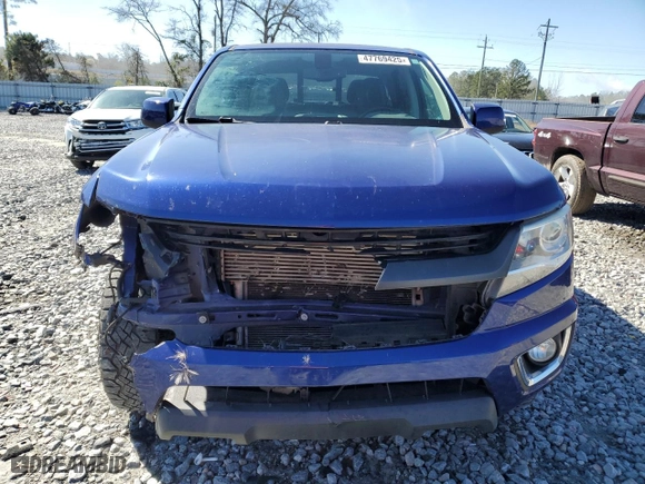 2016 Chevrolet Colorado 4WD Z71 with VIN 1GCPTDE19G1242255, listed as a Copart auction lot 47769425 with 108,983 mi miles and Salvage Title. Bid and sale history available at carsss.com. Image 5.