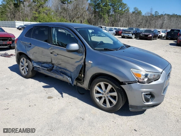 2013 Mitsubishi Outlander Sport SE with VIN 4A4AR4AU7DE010707, listed as a Copart auction lot 48179965 with 143,653 mi miles and Salvage Title. Bid and sale history available at carsss.com. Image 4.