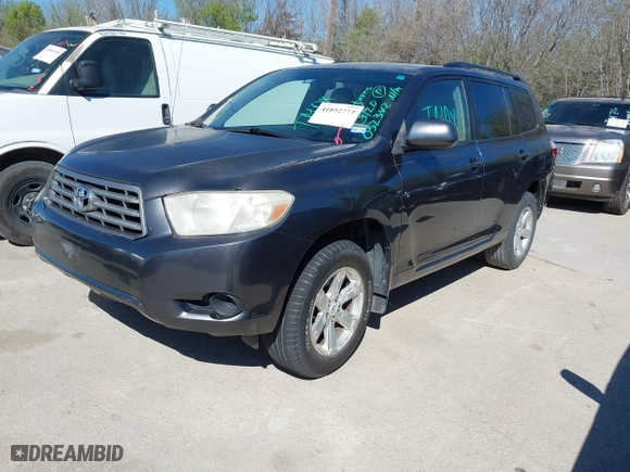 2008 Toyota Highlander with VIN JTEDS41A282032342, listed as a IAAI auction lot 41852773 with 264,510 mi miles. Bid and sale history available at carsss.com. Image 2.