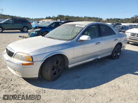 2000 Lincoln LS with VIN 1LNHM87A2YY819945, listed as a Copart auction lot 74566024 with Not Provided miles and Clean Title. Bid and sale history available at carsss.com. Image 1.