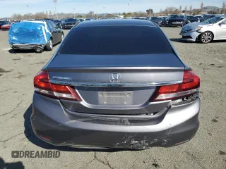 2014 Honda Civic LX with VIN 19XFB2F50EE206338, listed as a Copart auction lot 44776175 with 155,549 mi miles and Salvage Title. Bid and sale history available at DreamBid. Image 6.