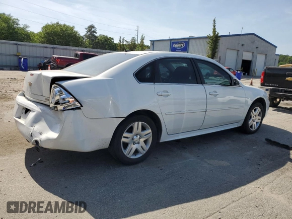 2014 Chevrolet Impala LT with VIN 2G1WB5E34E1130145, listed as a Copart auction lot 53788955 with 162,429 mi miles and Salvage Title. Bid and sale history available at DreamBid. Image 3.
