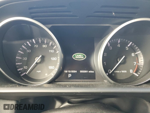 2014 Land Rover Range Rover Sport SE with VIN SALWG2WFXEA339565, listed as a Copart auction lot 83119664 with 93,081 mi miles and Clean Title. Bid and sale history available at carsss.com. Image 9.