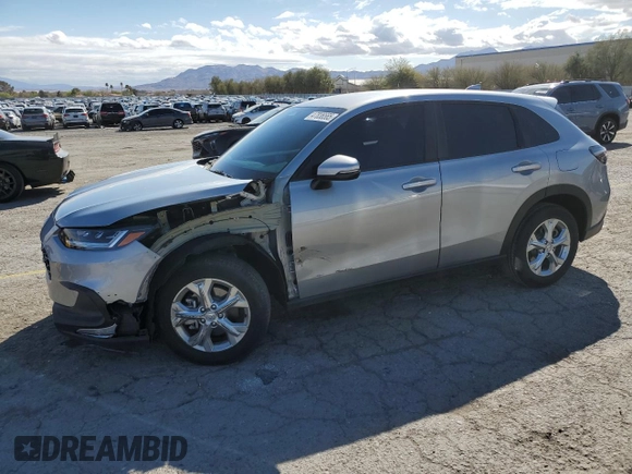 2024 Honda HR-V LX with VIN 3CZRZ1H30RM735938, listed as a Copart auction lot 47836565 with 8,157 mi miles and Salvage Title. Bid and sale history available at carsss.com. Image 1.