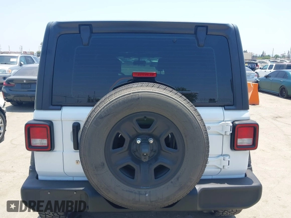 2018 Jeep Wrangler Unlimited Sport S with VIN 1C4HJXDN7JW232530, listed as a IAAI auction lot 42362544 with 89,972 mi miles and . Bid and sale history available at DreamBid. Image 16.