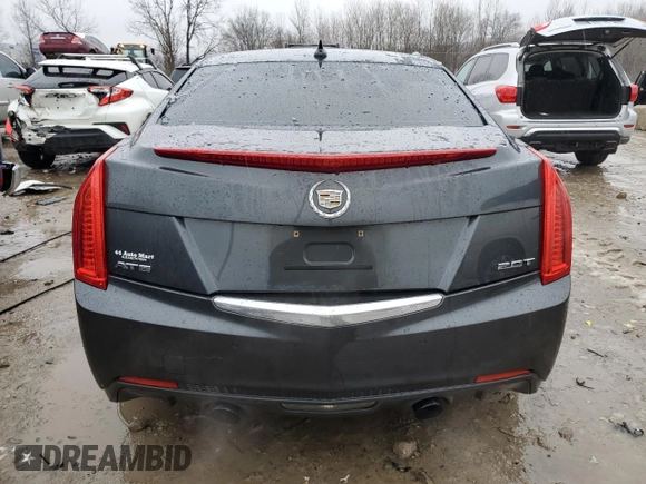 2014 Cadillac ATS Luxury RWD with VIN 1G6AB5SX0E0128741, listed as a Copart auction lot 42639745 with 117,561 mi miles and Salvage Title. Bid and sale history available at carsss.com. Image 6.