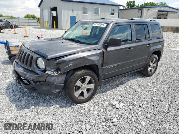 2017 Jeep Patriot High Altitude with VIN 1C4NJRFB7HD110449, listed as a Copart auction lot 62674615 with 117,397 mi miles and Salvage title. Bid and sale history available at DreamBid. Image 1.