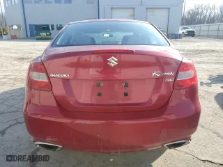 2012 Suzuki Kizashi SE with VIN JS2RF9A33C6100281, listed as a Copart auction lot 46874325 with 153,592 mi miles and Salvage Title. Bid and sale history available at carsss.com. Image 6.