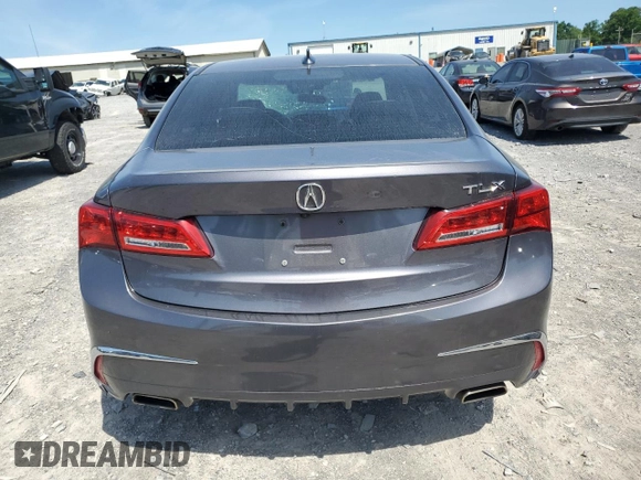 2020 Acura TLX w/Technology Pkg with VIN 19UUB2F49LA005036, listed as a Copart auction lot 56857254 with 24,332 mi miles and Salvage Title. Bid and sale history available at carsss.com. Image 6.