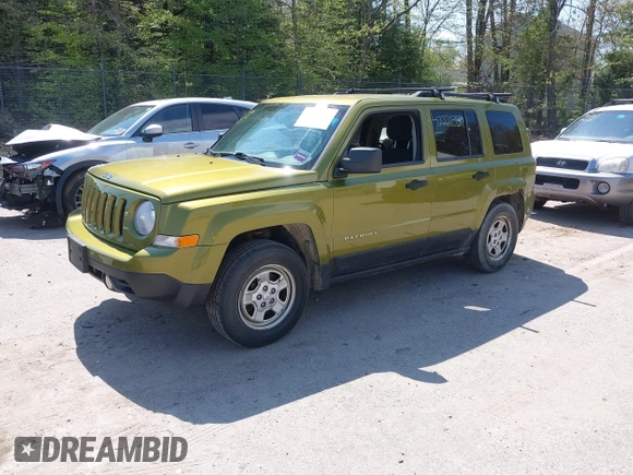 2012 Jeep Patriot Sport with VIN 1C4NJPBA6CD639580, listed as a IAAI auction lot 42221359 with 123,596 mi miles and . Bid and sale history available at DreamBid. Image 2.