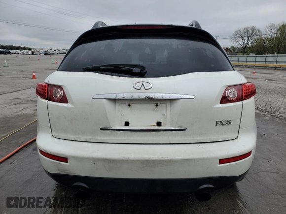 2005 Infiniti FX z VIN JNRAS08W95X201000, wystawiony jako Copart lot #51965805 z przebiegiem 293 681 mil mil oraz Szkody całkowita. Historia ofert i sprzedaży dostępna na DreamBid. Obrazek 6.