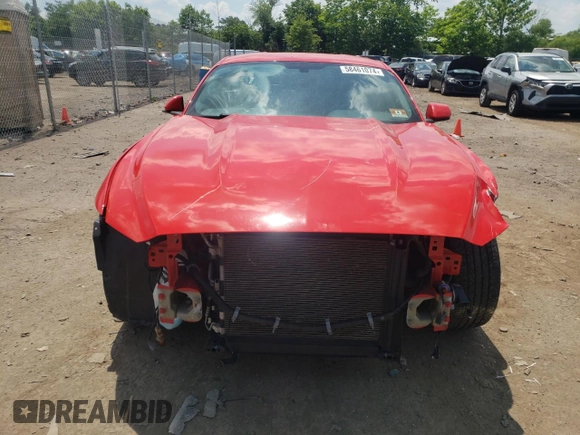 2016 Ford Mustang V6 with VIN 1FA6P8AMXG5331774, listed as a Copart auction lot 58461074 with 60,640 mi miles and Salvage title. Bid and sale history available at DreamBid. Image 5.