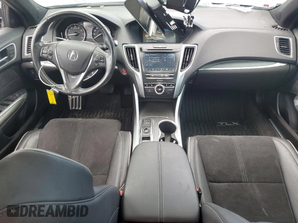 2018 Acura TLX w/A-SPEC Pkg with VIN 19UUB2F60JA003982, listed as a Copart auction lot 63614465 with 29,854 mi miles and Salvage title. Bid and sale history available at DreamBid. Image 8.