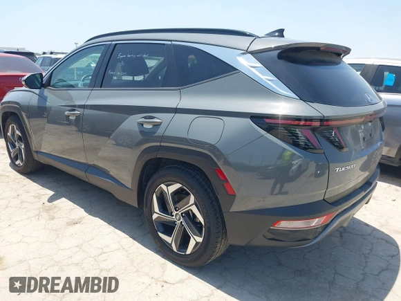 2024 Hyundai Tucson Limited with VIN 5NMJE3DE1RH330868, listed as a IAAI auction lot 42222873 with 37,197 mi miles and . Bid and sale history available at carsss.com. Image 3.