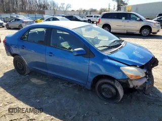 2009 Toyota Yaris with VIN JTDBT903194060115, listed as a Copart auction lot 49380745 with 186,866 mi miles and Salvage Title. Bid and sale history available at carsss.com. Image 4.
