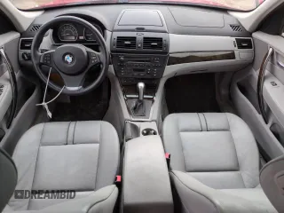 2008 BMW X3 3.0si with VIN WBXPC93408WJ19932, listed as a Copart auction lot 50939975 with 117,323 mi miles and Salvage Title. Bid and sale history available at carsss.com. Image 8.