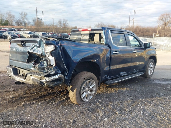2019 Chevrolet Silverado 1500 LTZ with VIN 3GCUYGED4KG159973, listed as a IAAI auction lot 41210958 with 32,046 mi miles. Bid and sale history available at carsss.com. Image 6.