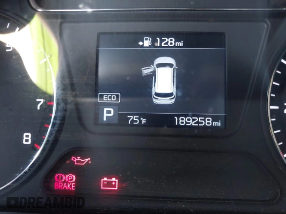 2019 Kia Sorento LX with VIN 5XYPG4A3XKG547848, listed as a IAAI auction lot 42023357 with 189,258 mi miles. Bid and sale history available at carsss.com. Image 15.