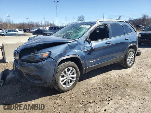 2021 Jeep Cherokee Latitude with VIN 1C4PJMCB7MD209248, listed as a Copart auction lot 47877225 with 20,803 mi miles and Salvage title. Bid and sale history available at DreamBid. Image 1.