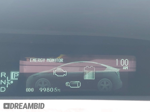 2012 Toyota Prius One with VIN JTDKN3DU0C5499494, listed as a IAAI auction lot 42071966 with 99,805 mi miles and . Bid and sale history available at DreamBid. Image 15.