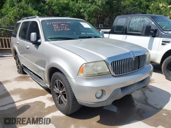 2004 Lincoln Aviator Luxury with VIN 5LMEU88H94ZJ34163, listed as a IAAI auction lot 42333257 with 117,604 mi miles and . Bid and sale history available at DreamBid. Image 1.
