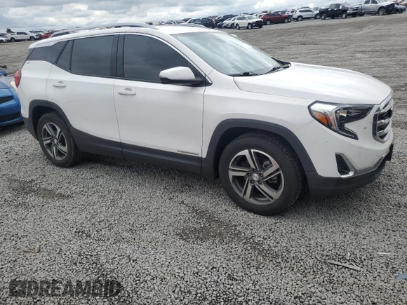 2020 GMC Terrain SLT with VIN 3GKALPEV3LL242124, listed as a Copart auction lot 55758825 with 116,142 mi miles and Salvage title. Bid and sale history available at DreamBid. Image 4.