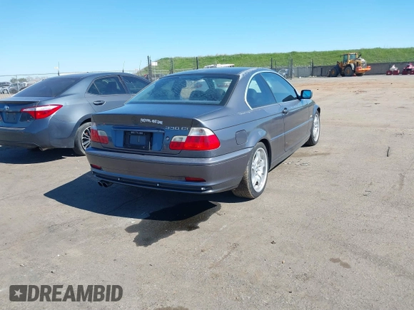 2002 BMW 3 Series 330Ci with VIN WBABN534X2PH00107, listed as a IAAI auction lot 41761370 with Not Provided miles and . Bid and sale history available at carsss.com. Image 4.