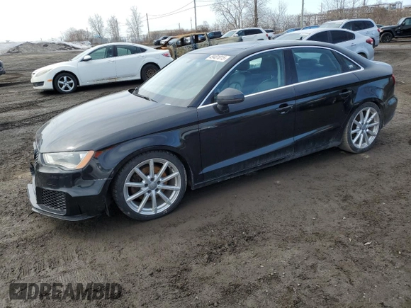 2016 Audi A3 2.0T Premium Plus with VIN WAUE8GFFXG1115550, listed as a Copart auction lot 49481015 with 0 mi miles and Salvage Title. Bid and sale history available at carsss.com. Image 1.