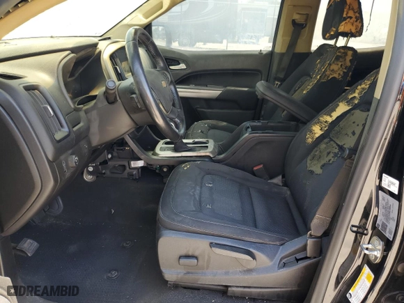 2022 Chevrolet Colorado 2WD LT with VIN 1GCGSCEA5N1288868, listed as a Copart auction lot 64191574 with 57,947 mi miles and Salvage Title. Bid and sale history available at carsss.com. Image 7.