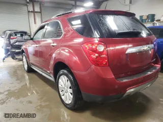 2010 Chevrolet Equinox LTZ with VIN 2CNALFEW0A6229293, listed as a Copart auction lot 48747335 with 0 mi miles and Salvage Title. Bid and sale history available at carsss.com. Image 2.