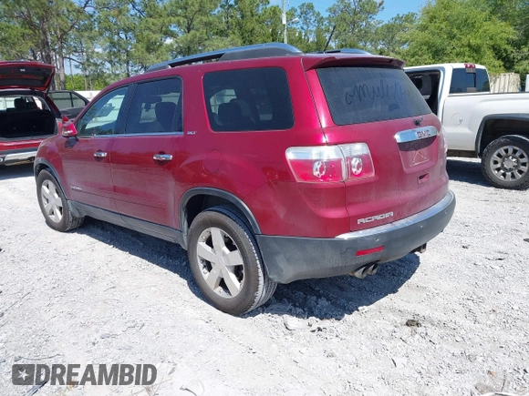 2007 GMC Acadia SLT with VIN 1GKEV33747J141745, listed as a IAAI auction lot 42035105 with 244,134 mi miles. Bid and sale history available at carsss.com. Image 3.