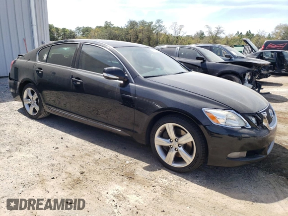 2009 Lexus GS 350 with VIN JTHBE96S790045651, listed as a Copart auction lot 48876985 with 182,511 mi miles and Salvage Title. Bid and sale history available at carsss.com. Image 4.